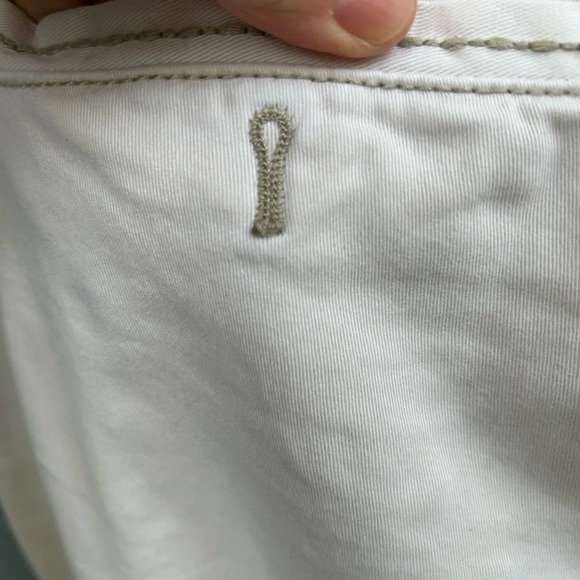 Pilcro Hyphen Creamy  White Chino Pants, size 27 - Picture 12 of 13